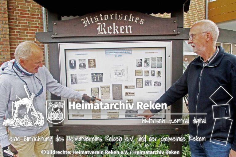 Infos zu jüdischen Familien im Schaukasten